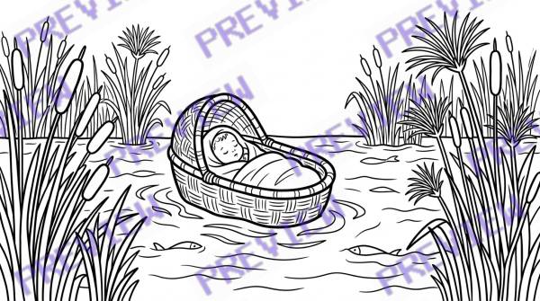 Preview of Baby_Moses_in_basket