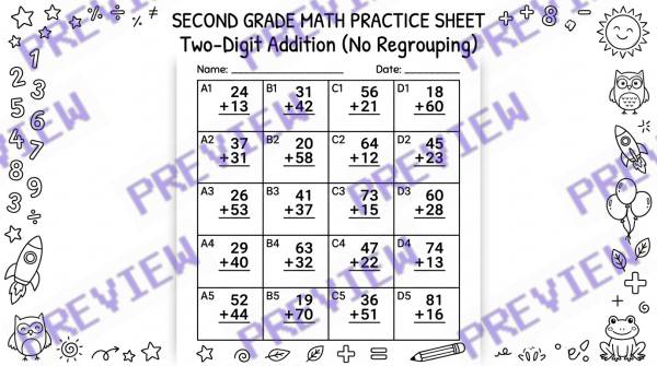 Preview of Second_grade_math_practice_sheet_20260929135817